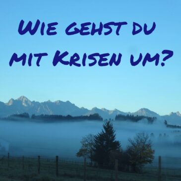 Wie gehst du mit Krisen um?